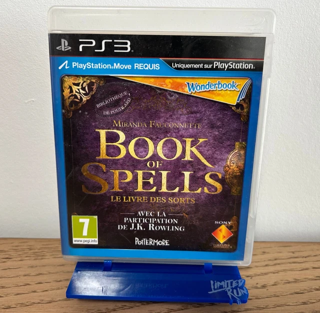 Jeu PS3 WONDERBOOK BOOK OF SPELLS JK Rowling - Français Complet - Bon état - Rare - Compatible PlayStation 3