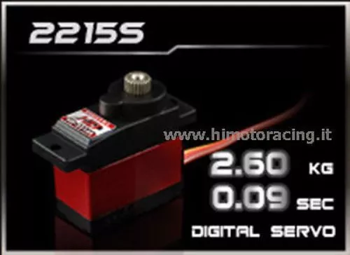 Mini Servo Digital Power HD De 2.6 KG Con Engranaje Del de Metal HD-2215S HIMOTO