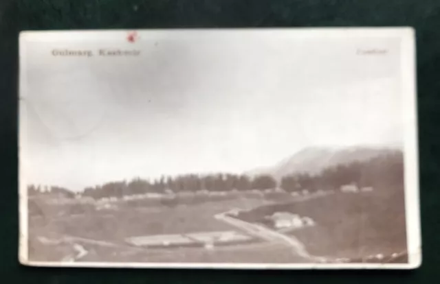 Antique British Indian Postcard Gulmarg, Kashmir (Londonderry Connection)  P423