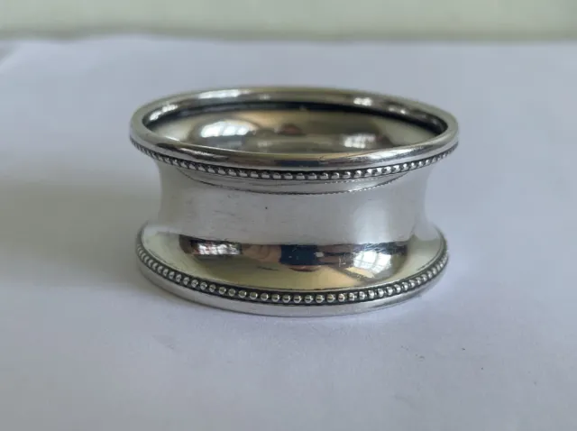 Antique Silver Napkin Ring 1914 Sheffield P Ashberry & Sons 0.375ozt
