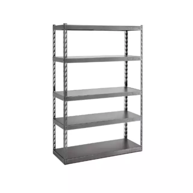 Gladiator Garage Storage Shelving Unit 48"x72"x18" 5-Tier Steel Hammered Granite