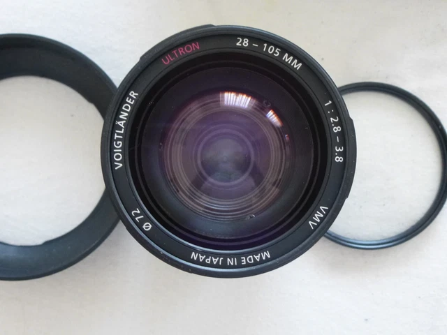 AF Voigtländer Ultron 28-105mm VMV-Digital utilizable-muy bonito