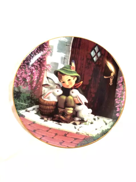 Hummel Plate "Playmates" From The Gentle Friends Collection #E1932