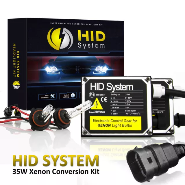 HidSystem Xenon 55W HID Conversion Kit H4 H7 H11 H13 9003 9006 5K 6K HiLo BiXeno