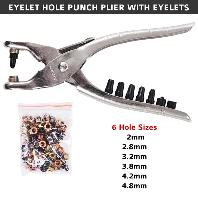 CCChaRLes Punch Pinza Cintura In Pelle Foro Tondo Foro Per - Foto 12