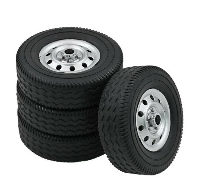 4PCS REPLACEMENT RUBBER Wheel Tires For 1/10 WPL D12 RC OffRoad Buggy