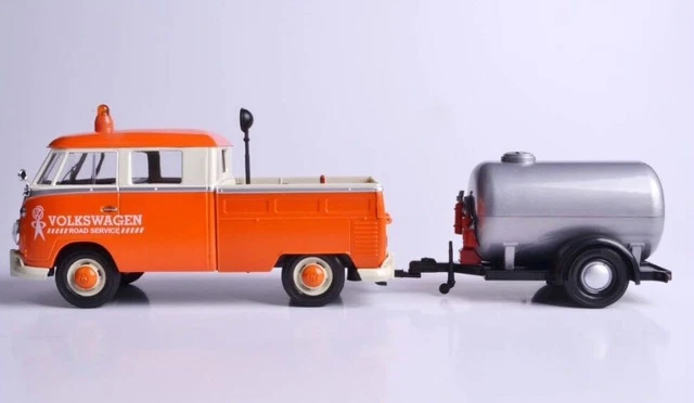 VW Type 2 T1 Bus Pick Up 1967 Rouge - MotorMax 1/24 - Die Cast Neuve