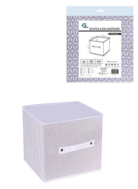 Scatola Salvaspazio Portatutto Con Coperchio Contenitore - Foto 9