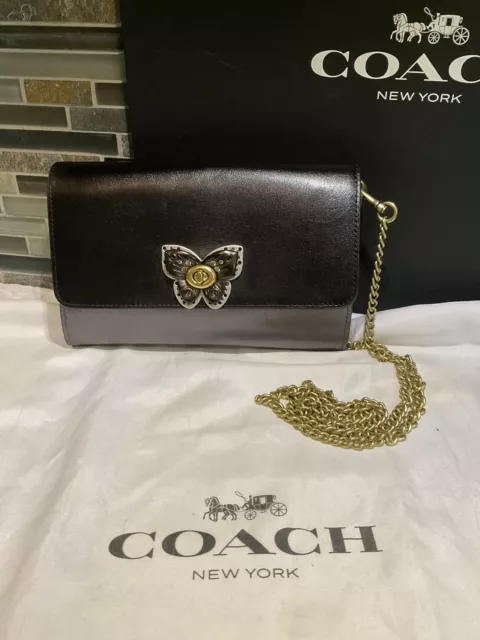 Coach butterfly hotsell marlow leather crossbody