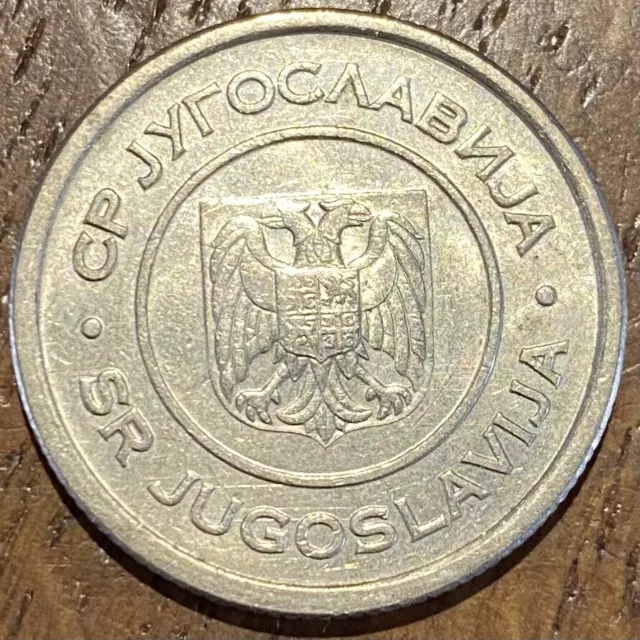 Piece De 5 Dinars Dinara 2002 Yougoslavie (867)