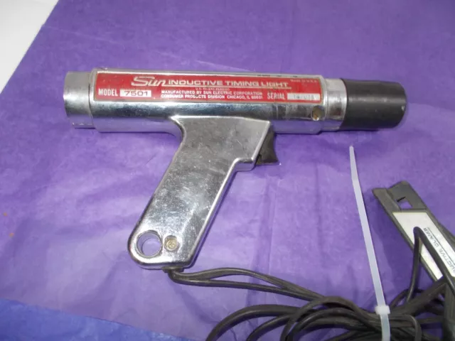 Vintage Sun Inductive Timing Light Model CP #7501 Made in USA