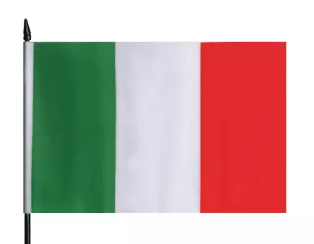 Italy Hand Flag (9" x 6")