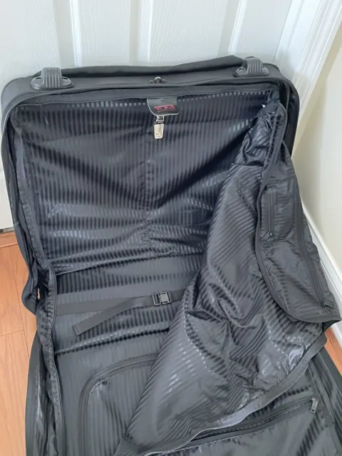 TUMI 2233D3 Alpha Two Wheeled Luggage Garment Bag Ballistic Nylon 24” Black 10