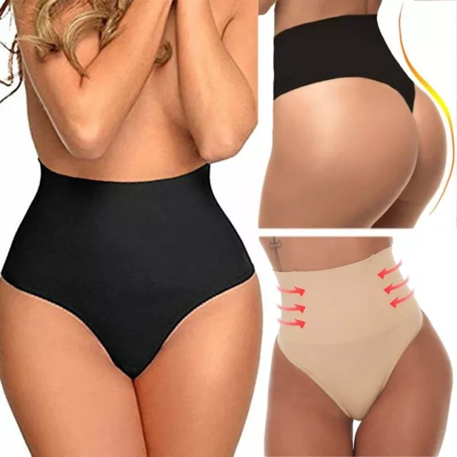 Underwear Tummy Control Women High Waist Thong Body Shaper Butt Lifter  Shapewear