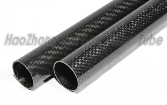 1pc 15mm ODX 10mm IDX 500MM 100% Roll Wrapped Carbon Fiber Tube 3K/Tubing Glossy