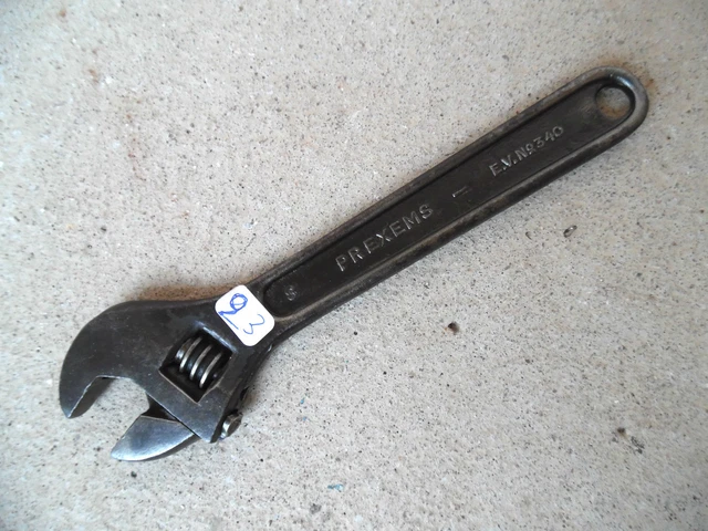 ANCIEN OUTIL ANCIENNE clé à molette, clé anglaise en bon état Old tool EUR 14,00 - FR