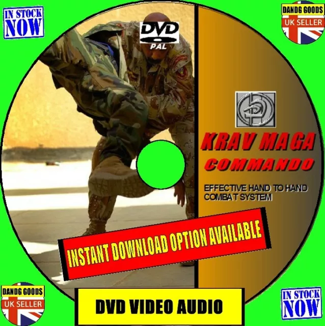 Krav Maga Commando Training Best Hand To Hand Self Defence Video Tuition Dvd New