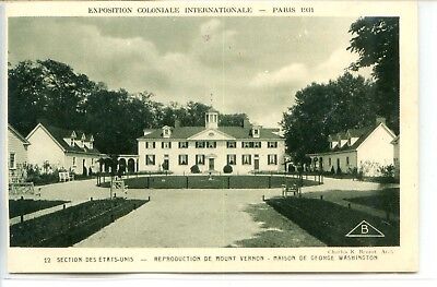 CP 75 Paris - Exposition Coloniale Internationale 1931 - Etats-Unis