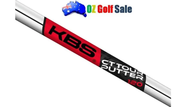 .355/.370 Stepless KBS CT Tour Putter Shaft-Chrome -Straight/Single B./Double B.