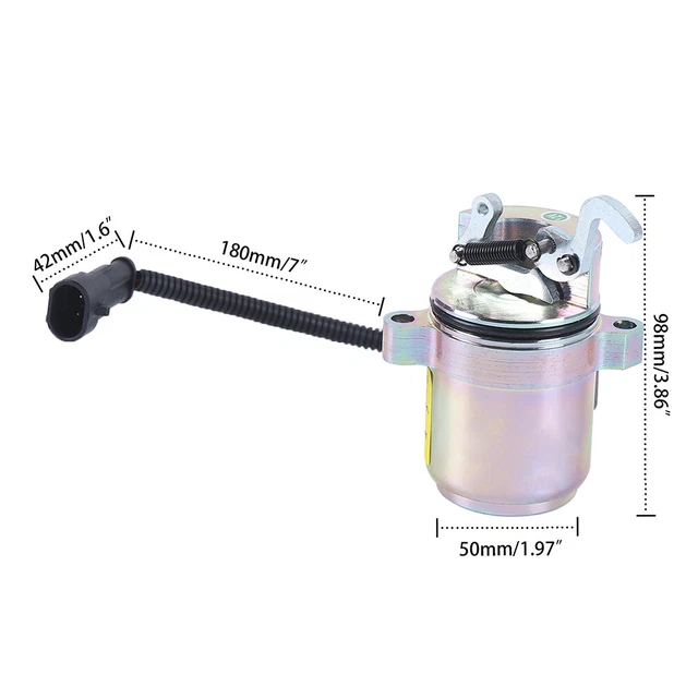 Stopmagnet distanziatore elettrovalvola 12 V per motore Deutz F2 F3 F4 FL10110 427-2956