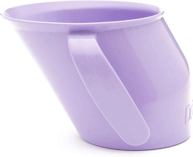 Tazas para sorber de entrenamiento Doidy para niños pequeños y bebés, lila DCLI, 200 mililitros