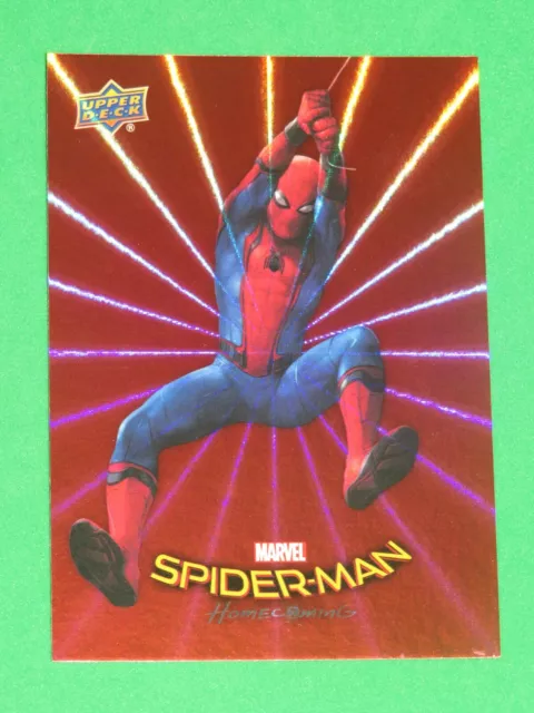 2017 Spider-Man Homecoming WALMART RED FOIL Parallel Base Trading Card #RB-8!