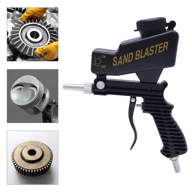 SAND BLASTER GUN Soda Spray Tool Air Compressor Pneumatic Handheld 70