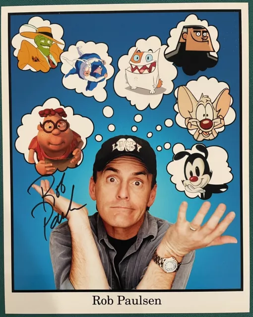 Rob Paulsen Signed Autographed 8x10 Photo