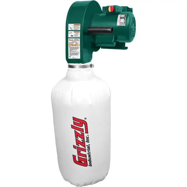 Grizzly G0710 1 HP Wall Hanging Dust Collector