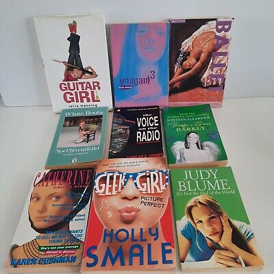 9 Teen Novel Bundle Geek Girl Picture Perfect, Guitar Girl, White Boots, Megan3