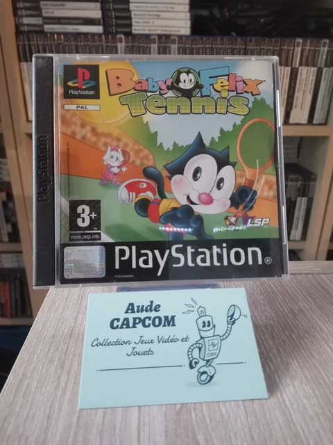 Jeu Baby Felix Tennis - PS1 PAL Complet CIB - Floto Games - Bon état