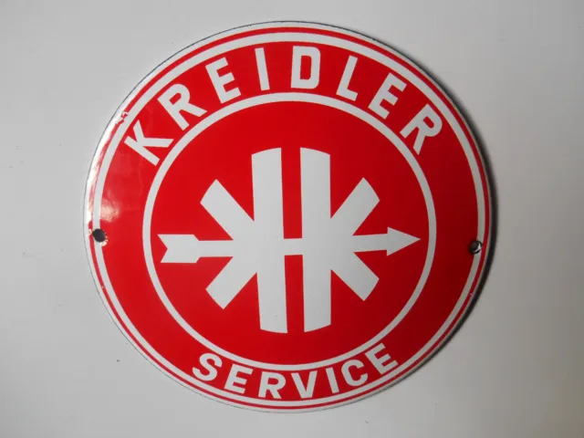 Kreidler Service Logo Werkstatt Garagen Schrauber Email Schild Motorrad Florett 3