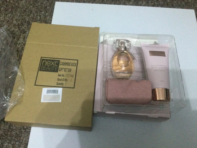 Next Cashmere Eau De Parfum 30Ml Perfume & 75Ml Bodylotion & Socks Gift Set Bnib