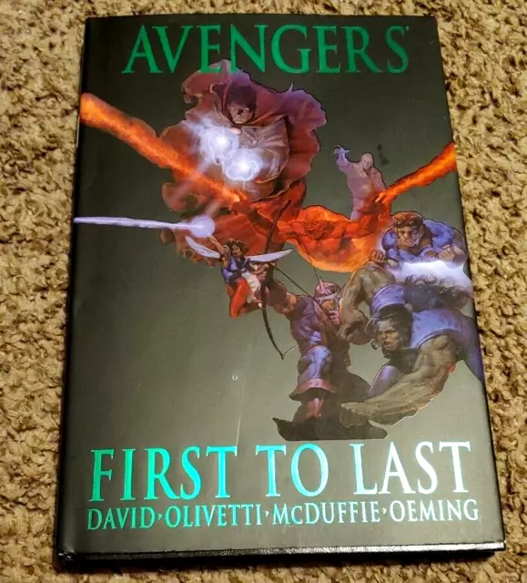 Marvel AVENGERS FIRST TO LAST Hardcover Trade 2008 OUT OF PRINT! NEW!