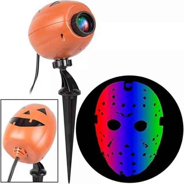 GEMMY HALLOWEEN FRIDAY The 13th Jason Voorhees Mask LED Motion