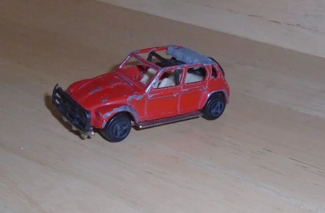 MAJORETTE 1/60 N° 235 Citroen Dyane boite Acadiane jaune #677 EUR 14,99 - FR