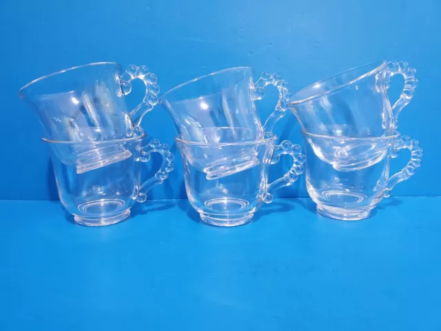 6 Imperial Candlewick After Dinner Cups 400/77