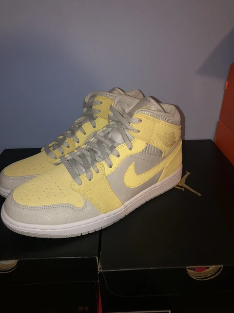 NIKE AIR JORDAN Mid Mixed Textures Yellow UK US (DA4666