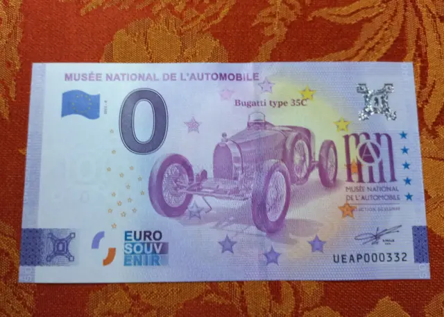 Billet 0 Euro Musée National De L'automobile 2022-4 Épuisé