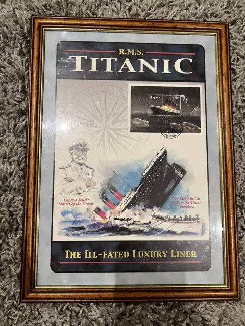 Millvina Dean - Colour 13½"x 9½" Signed 'RMS Titanic' Framed Print - Limited Ed