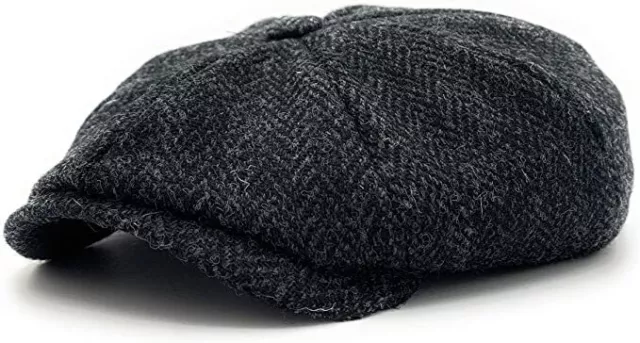 Harris Tweed Newsboy Cap Made In Scotland Available in Selection Of Colors