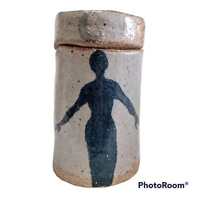 Vaso de concreto hecho a mano con tapa cemento pintado frasco esmaltado