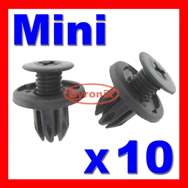 BMW MINI INNER WHEEL ARCH LINER SPLASHGUARD CLIPS Cooper s one d R50