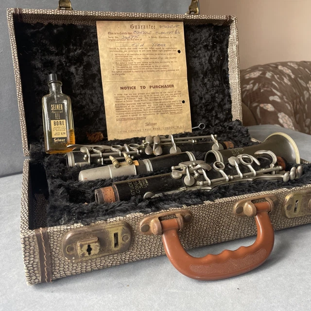 VINTAGE SELMER STUDENT Console Clarinet (London) with Original Case £31 ...