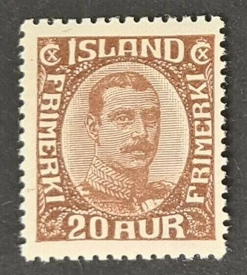 FRANCOBOLLI ISLANDIA 1921 20AUR NUOVI INCERNIERATI - #4094r