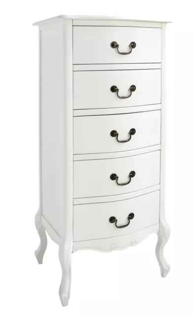 FRENCH Furniture, Stunning White bedside table, chest of drawers, wardrobe, bed