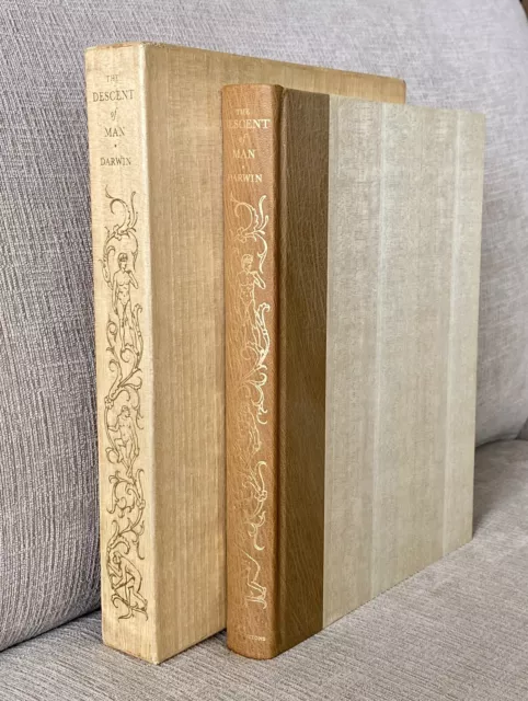 The Descent Of Man Charles Darwin 1971 Limited Editions Club LEC Signed F/NF
