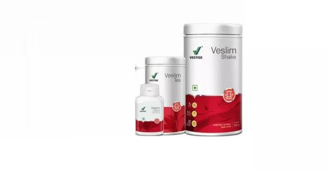 Vestige Veslim Combo Shake Veslim, Thé Veslim Et Capsules Veslim