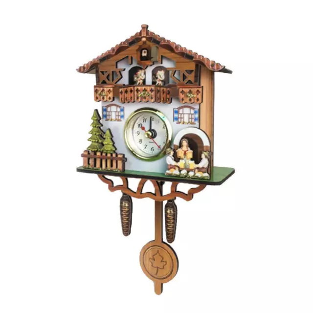 Vintage cuckoo clock wall clock wooden Black Forest clock cuckoo house clock