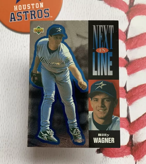 RARE! - 1994 Upper Deck Heroes BILLY WAGNER NEXT IN LINE /2500 RC ASTROS 🔥HOT